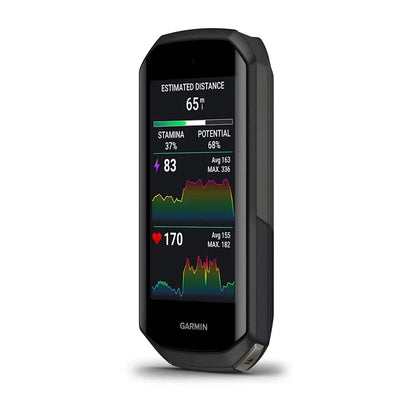 Garmin Edge 1050, Premium Bicycle Computer, Advanced Bicycle Training and Group Ride Features & Messaging, Built-in Speaker, Road Hazard Alerts Bike-Computer Bundle with Cleaning Kit + Accessories