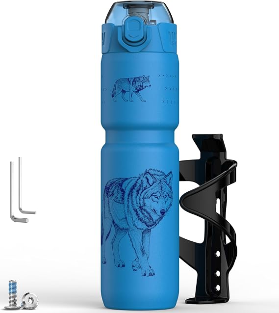 MYFOREST Insulated Bike Bottle Combo – 24oz - 700ml